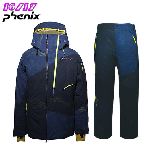 1617 PHENIX Japan Team Jacket NV PF672OT01 + Full Zipped Pants NV PF672OB01 (피닉스 재팬 스키팀복)