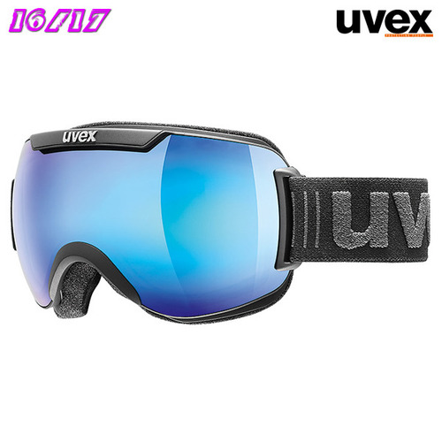 1617 UVEX Downhill 2000 Black Mat dl / FM Blue-Asian Fit (우벡스 스키스노우고글)