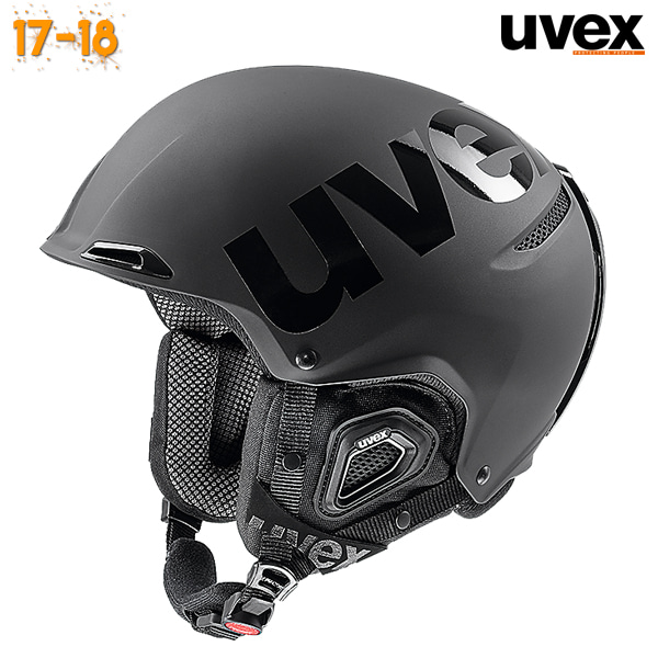 1718 UVEX JAKK+ Octo+ Black Mat-Shiny (우벡스 자크+ 옥토+ 스키/보드 헬멧)