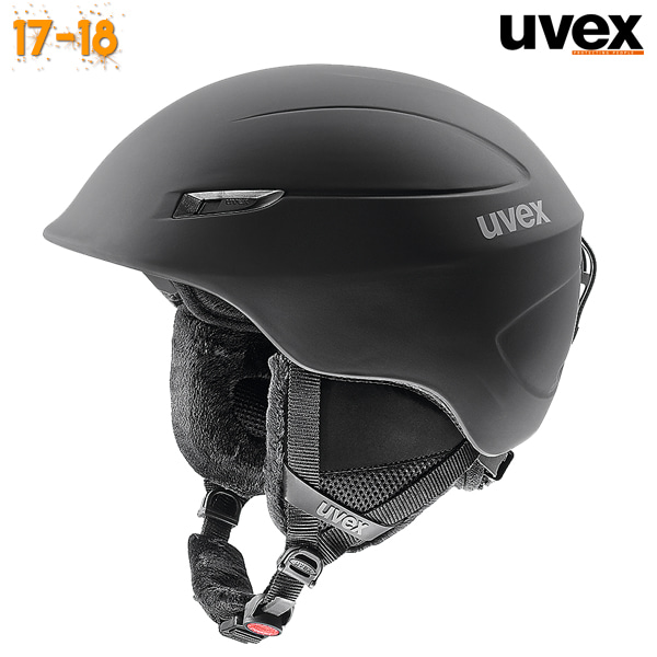 1718 UVEX Oversize Black Mat (우벡스 오버사이즈 스키/보드 헬멧) 
