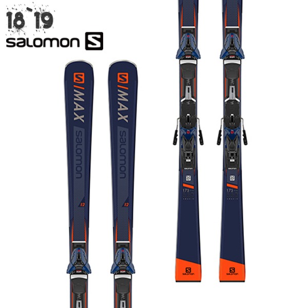 1819 SALOMON S/MAX 12 BL/ORG 160,165 + Z12 Walk (살로몬 에스맥스 12 160,165 스키 플레이트)
