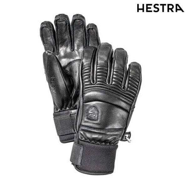 HESTRA Leather Fall Line - Black (헤스트라 폴라인 블랙 스키 보드 가죽 오지장갑)31470-100