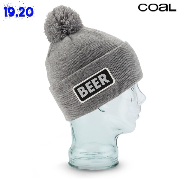 1920 COAL THE VICE - GREY / BEER ( 콜 더 바이스 BEER 스키/보드 비니) 19FW207503