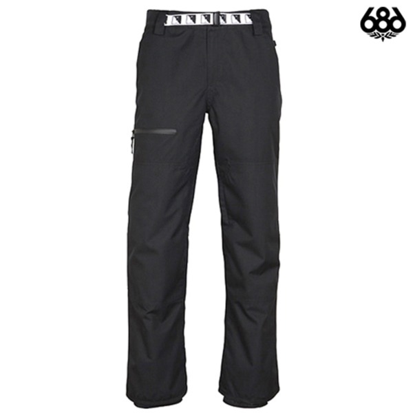 686 DURABLE DOUBLE KNEE PANT - BLACK (686 듀라블 더블 니 스노우보드복 팬츠)-★ L7W205BLK [1718]