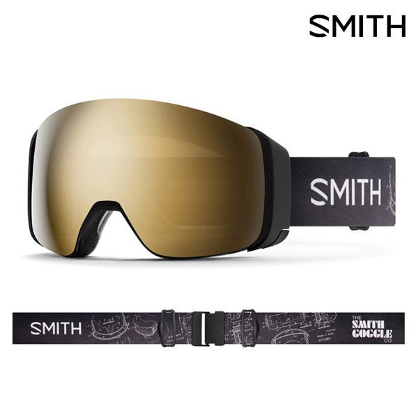 SMITH 4D  - Markus Eder (스미스 4D 마커스 에더/선블랙 골드미러 + 스톰 로즈 플래쉬 렌즈 스키/보드 고글) 2122