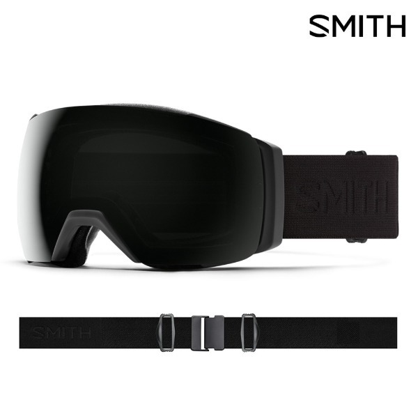 SMITH IO MAG XL - Blackout (스미스 아이오 맥 엑스엘 블랙아웃/선블랙 + 스톰 로즈 플래쉬 렌즈 스키/보드 고글) 2122