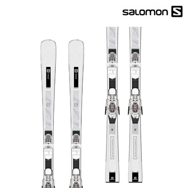 2122 SALOMON E S/MAX W 6 + M10 GW L80 (살로몬 여성 스키 플레이트)