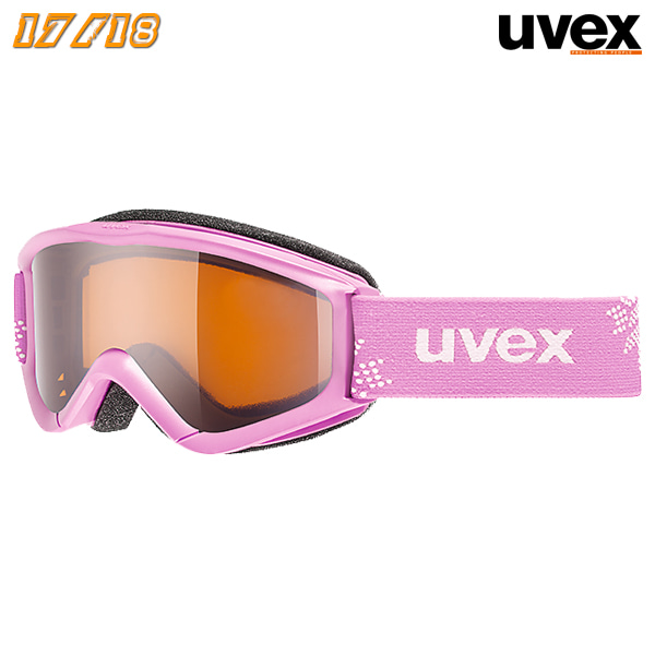 1718 UVEX JUNIOR Speedy Pro Pink-Snowflake Sl/Lg (우벡스 주니어 스키/보드 고글)