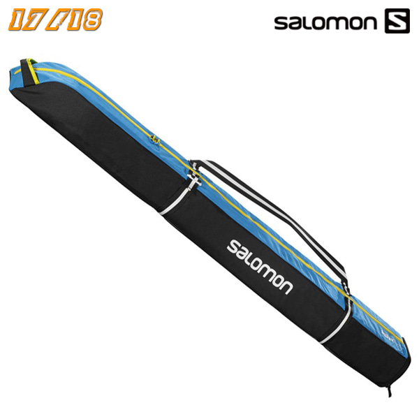 1718 SALOMON 1718 EXTEND 1P 165+20 SKIBAG - BLACK/BLUE/YE (살로몬 스키가방/스키1대가능/바퀴없음) 