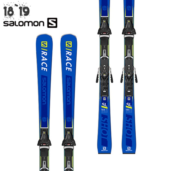 1819 SALOMON S/RACE SHOT SL + Z12 WALK 165 (살로몬 에스레이스샷 165 스키 플레이트)