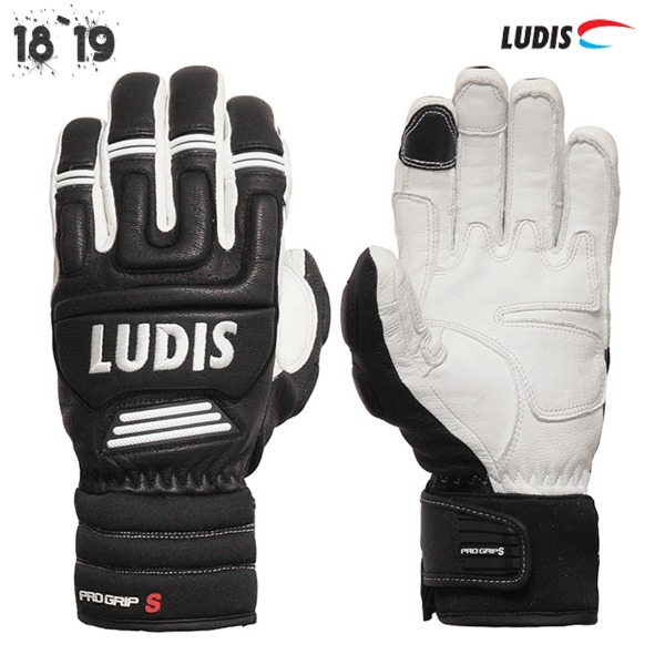 1819 LUDIS PRO GRIP S 9 - BLACK/WHITE (루디스 프로 그립 에스 9 스키/보드 오지장갑)