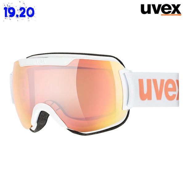1920 UVEX Downhill 2000 CV - ASIAN FIT - white mat /mirror roes (우벡스 다운힐 2000CV 미러로즈/아시안핏/스키보드고글)