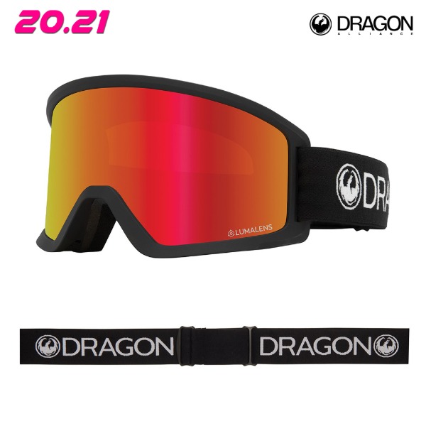 2021 DRAGON DX3OTG BLACK / LLREDIONAF (드래곤 디엑스3 오티지 스키/보드 고글) 20FWSNA-19094