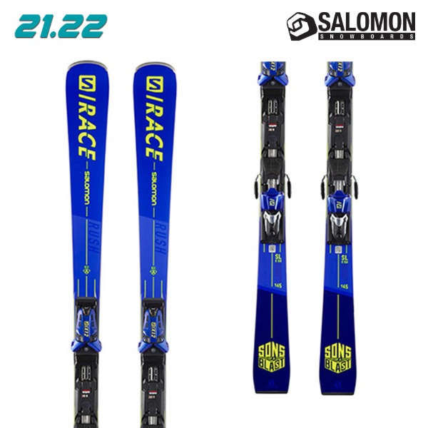 21/22 SALOMON X S/RACE RUSH SL + X12 TL GW (살로몬 X S/레이스 러쉬 SL + X12 TL GW 스키 플레이트)