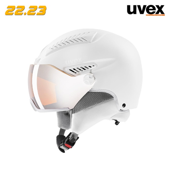 2223 UVEX HLMT 600 VISOR - ALL WHTIE MAT (우벡스 에이치엘엠티600 바이저 스키/보드 헬멧) 화이트매트