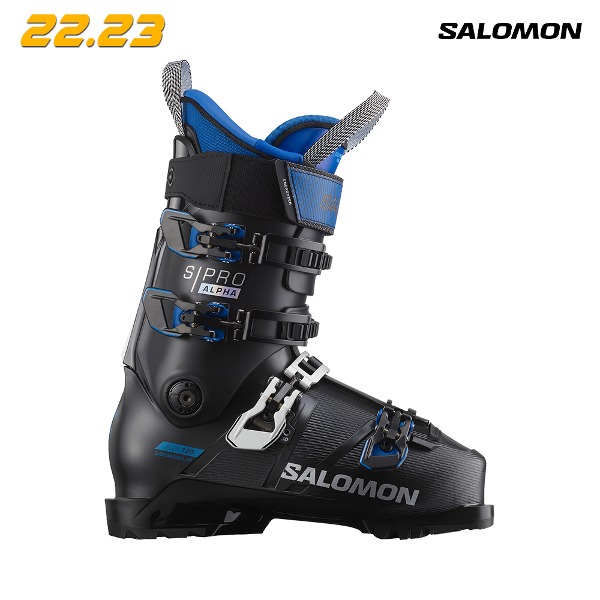 2223 SALOMON S/PRO ALPHA 120 EL Black/Race Blue (살로몬 에스 프로 알파 120 EL 스키 부츠) L47044300
