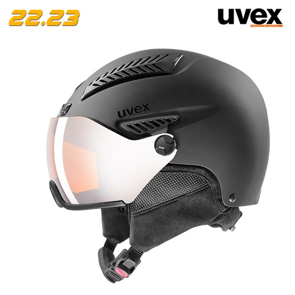 2223 UVEX HLMT 600 VISOR - BLACK MAT (우벡스 에이치엘엠티600 바이저 스키/보드 헬멧) 블랙매트