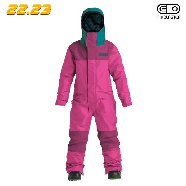 2223 AIRBLASTER Youth Freedom Suit - Hot Pink (에어블라스터 아동 프리덤슈트/원피스 스노우보드 복 핫핑크)