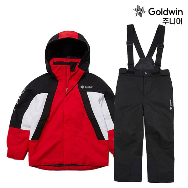 GOLDWIN JUNIOR SKI MOTION SET - RED (골드윈 주니어 스키 모션 세트 스키복 ) 2021