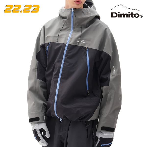 2223 DIMITO LEVEL 3L JACKET - GREY (디미토 레벨 3L 스노우보드복 자켓)