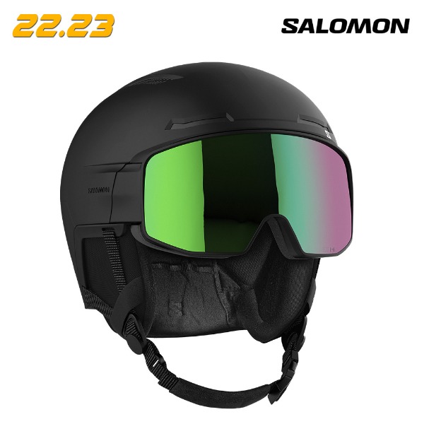 2223 SALOMON DRIVER PRO SIGMA - BLACK (살로몬 드라이버 프로 시그마 바이저 헬멧) L47011700