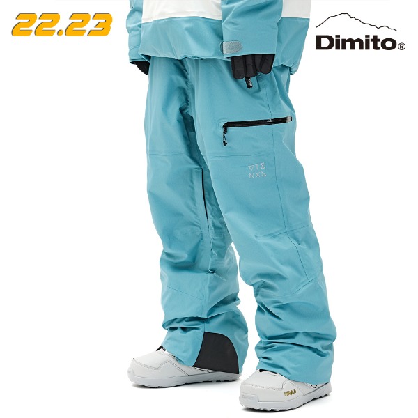 2223 DIMITO VTX 2L ES BASIS PANTS - MINT (디미토 브이티엑스 2L 이에스 바시스 스노우보드복 팬츠)