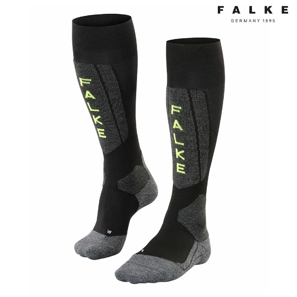 FALKE SK5 Knee-high Socks - black lighting (팔케 SK5 스키/보드 양말)