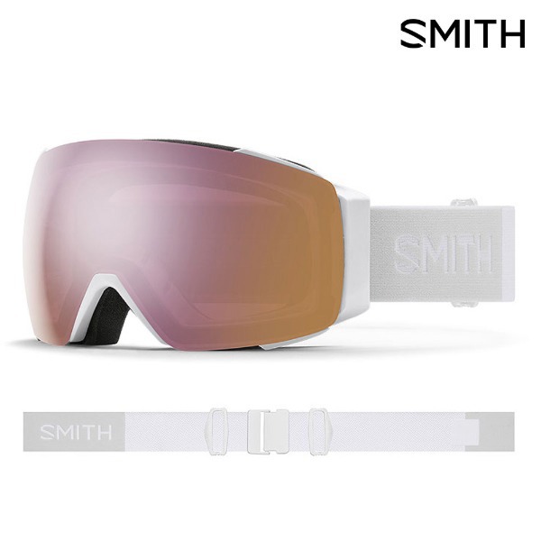 SMITH IO MAG - White Vapor (스미스 아이오 맥 화이트 베이퍼/에브리데이 로즈 골드 + 스톰 로즈 플래쉬 렌즈 스키/보드 고글) 2122