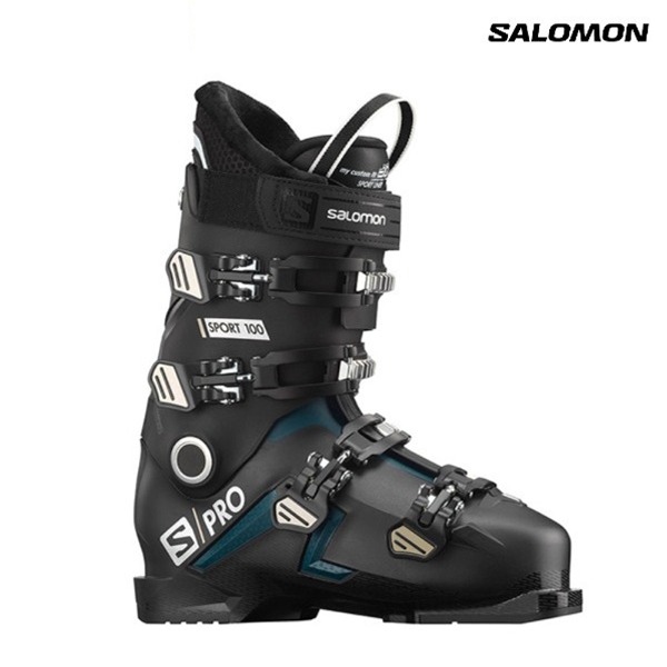 SALOMON S/PRO 100 SPORT GW BOOTS - BLACK/BLUE (살로몬 에스 프로 100 스포트 GW 스키 부츠)2122